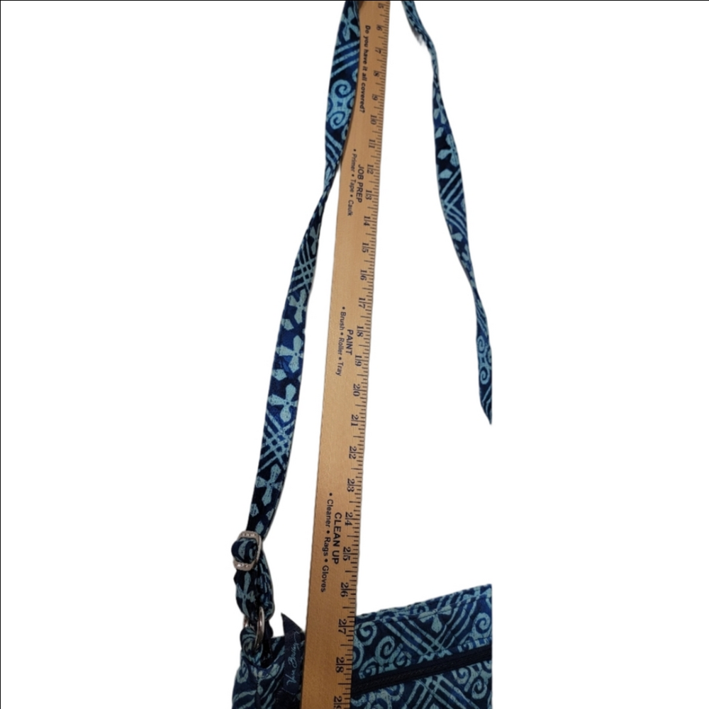 VERA BRADLEY TRIPLE ZIP HIPSTER CROSSBODY in MOROCCAN CUBAN TILES - Picture 10 of 10